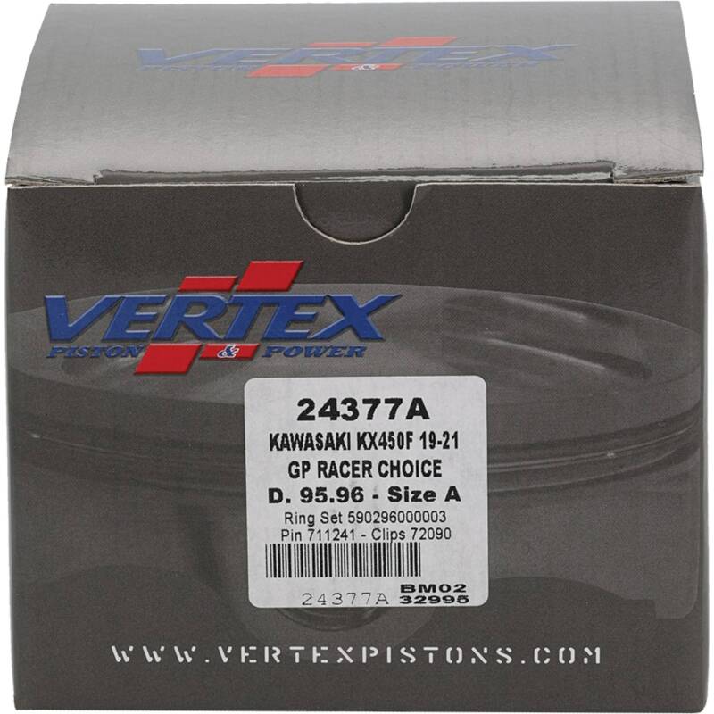 Vertex Piston 19-23 Kawasaki KX 450 F 450cc Forged GP Racers Choice Piston Kit Piston Sets - Powersports Vertex Pistons