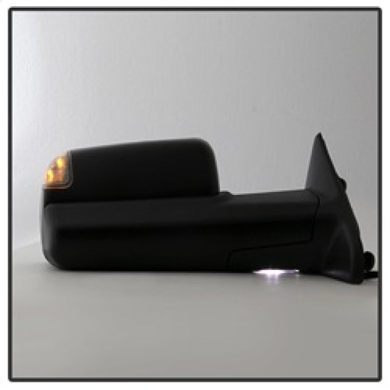 xTune Dodge Ram 1500 09-12 Power Heated Adjust Mirror Black Housing Right MIR-DRAM09S-PWH-R Side Mirrors SPYDER