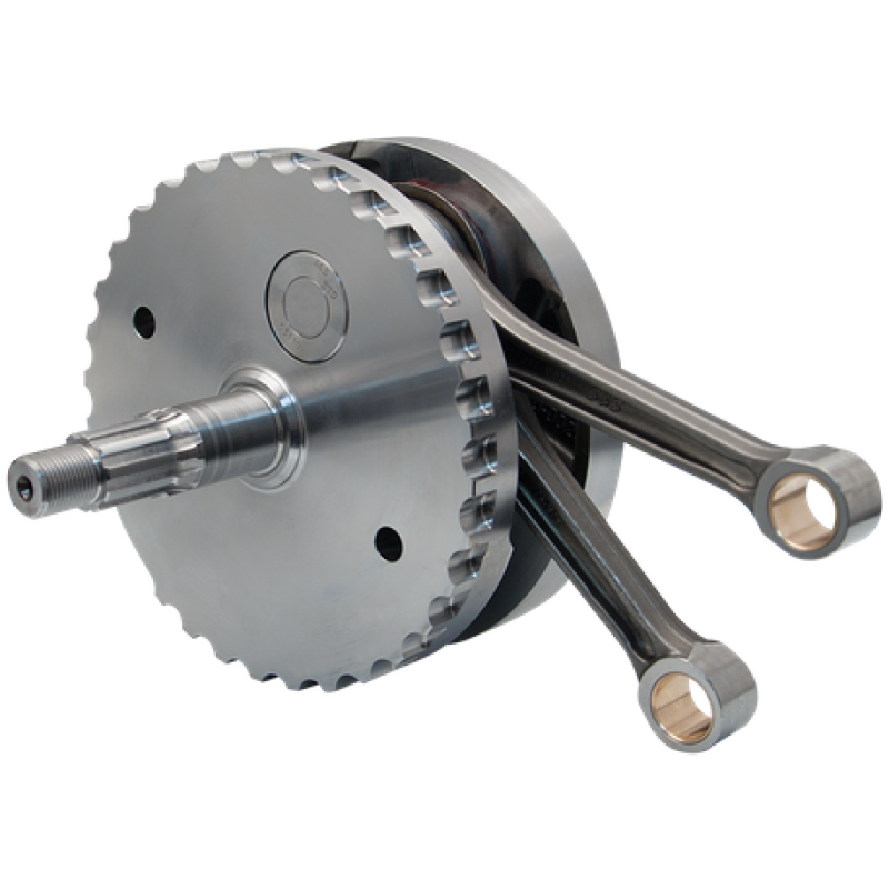 S&S Cycle 2007+ BT 4-5/8in Stroke Flywheel Assembly w/o Sprocket Shaft Bearing Race Flywheels S&S Cycle