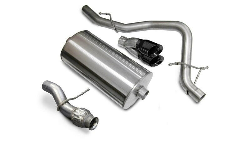 Corsa 2009-2014 Chevrolet Tahoe 5.3L V8 Black Sport Cat-Back Exhaust Catback CORSA Performance
