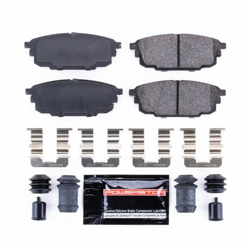 Power Stop 01-03 Mazda Protege Rear Z23 Evolution Sport Brake Pads w/Hardware Brake Pads - Performance PowerStop