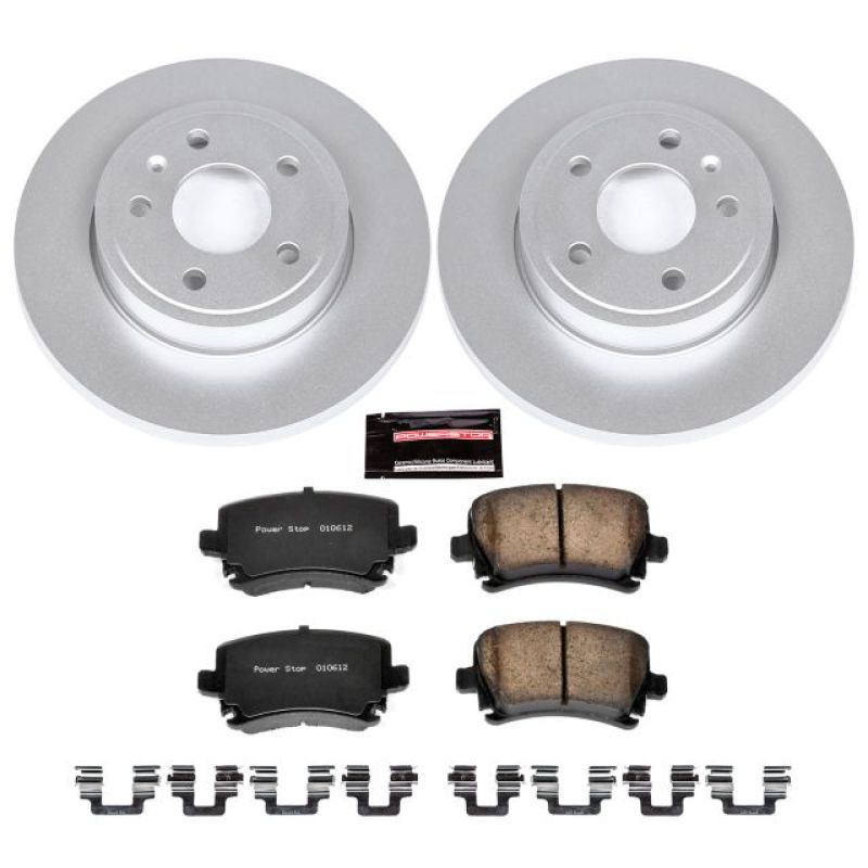 Power Stop 05-09 Audi A4 Rear Z23 Evolution Sport Coated Brake Kit Brake Kits - Performance D&S PowerStop
