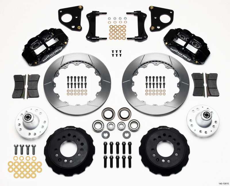 Wilwood Narrow Superlite 6R Front Hub Kit 12.88in 62-72 CDP B & E Body-Drum Big Brake Kits Wilwood