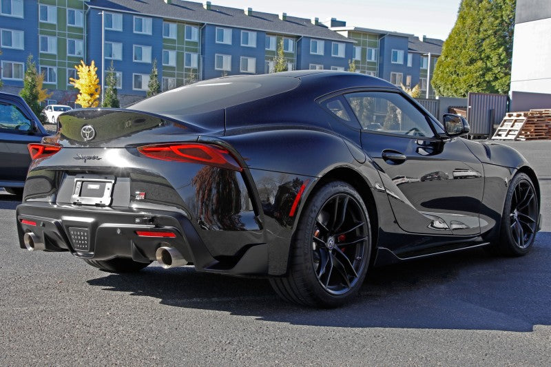 PERRIN 20-25 Toyota Supra Tow Hook Kit (Rear) - Black Tow Hooks Perrin Performance