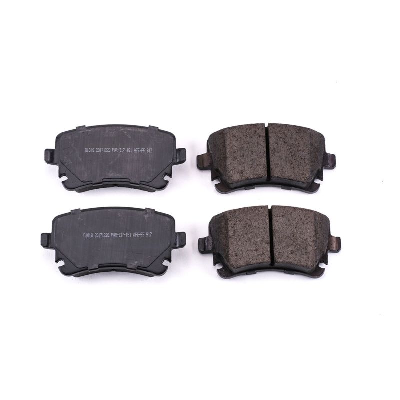 Power Stop 05-11 Audi A6 Quattro Rear Z16 Evolution Ceramic Brake Pads Brake Pads - OE PowerStop