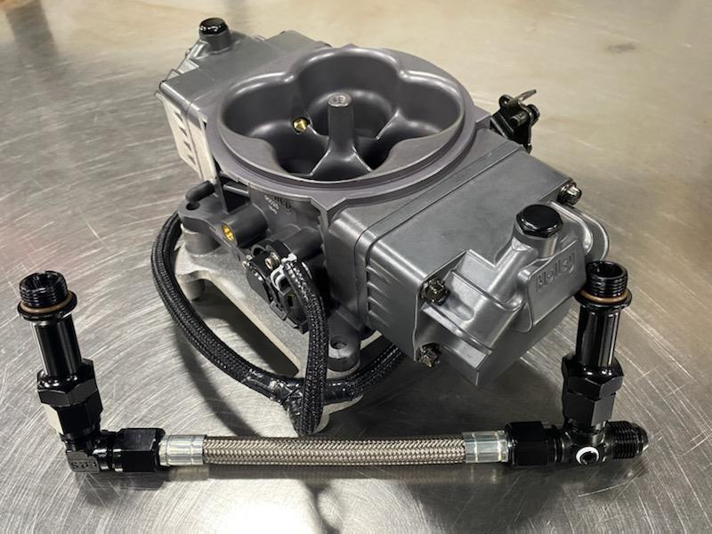 Fragola 8AN Holly EFI Stealth 4500 Feed Line Kit - Stainless Hose Fuel Lines Fragola