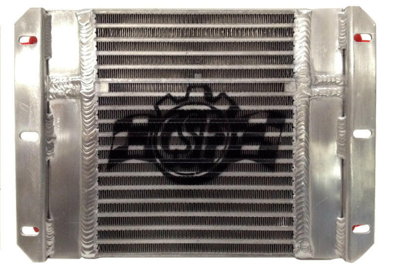 CSF Dual Fluid Bar & Plate HD Oil Cooler w/9in SPAL Fan (1/3 & 2/3 Partition) - 13.8in L x 10in H Oil Coolers CSF