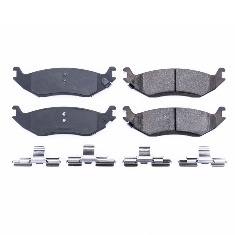 Power Stop 07-09 Chrysler Aspen Rear Z17 Evolution Ceramic Brake Pads w/Hardware Brake Pads - OE PowerStop