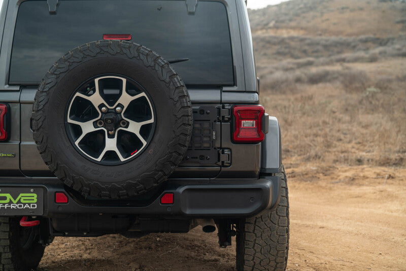 DV8 Offroad 2018-2025 Jeep Wrangler JL Tailgate Reinforcement Molle Panel Exterior Trim DV8 Offroad