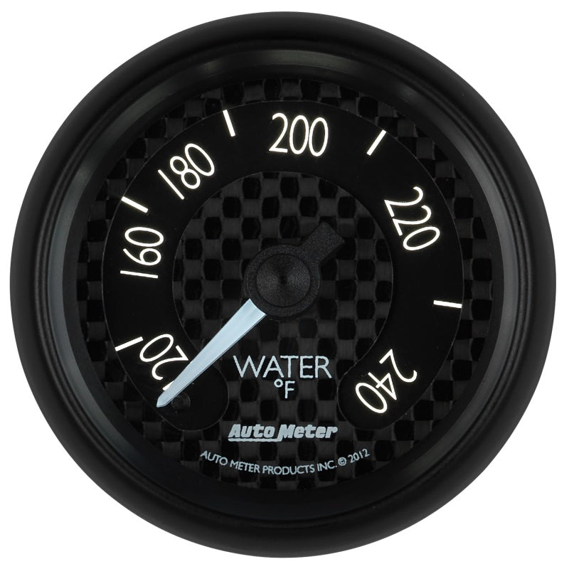 Autometer GT Series 52mm Mechanical 120-240 Deg F Water Temperature Gauge Gauges AutoMeter