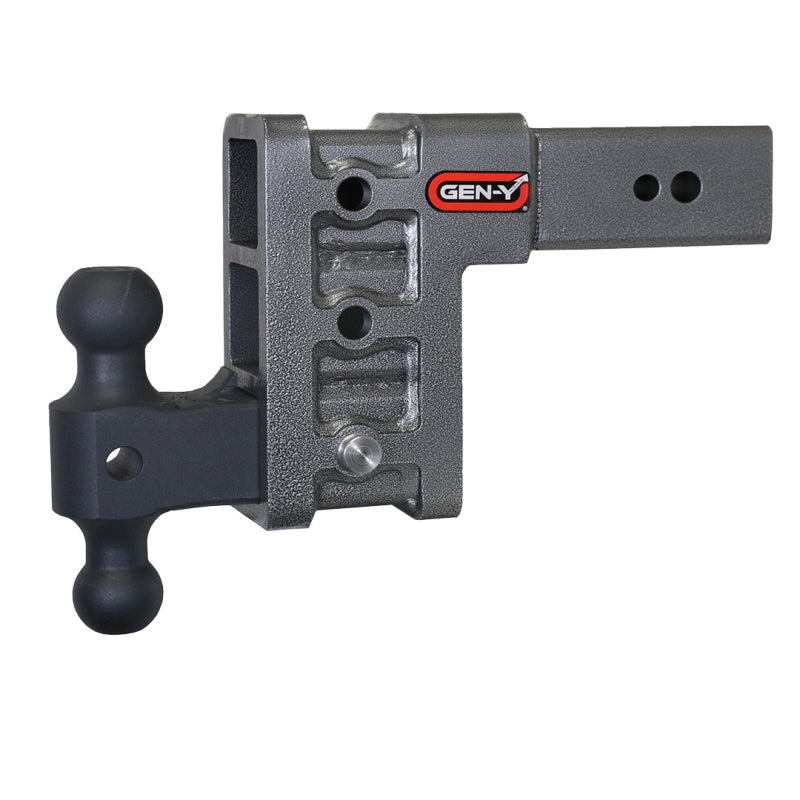 Gen-Y Mega Duty 3in Shank 6in Drop 3.5K TW 32K Hitch w/GH-0161 Dual-Ball Hitch Receivers GEN-Y Hitch