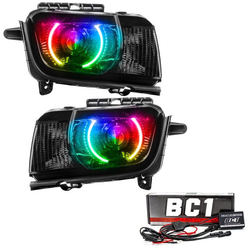 Oracle 10-13 Chevrolet Camaro SMD HL (RS) - ColorSHIFT w/ BC1 Controller Headlights ORACLE Lighting