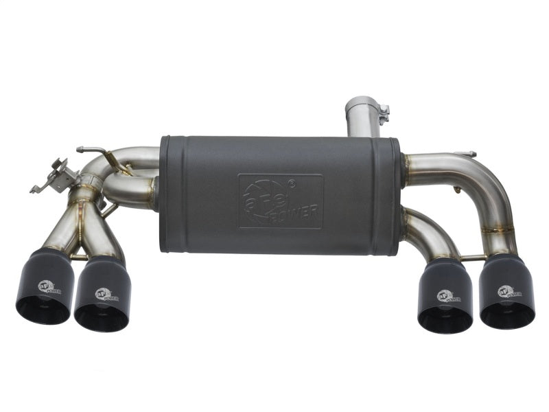 aFe MACHForce XP 3in - 2 1/2in Axle Back 304SS Exhaust w/ Black Tips 16-17 BMW M2 (f87) Axle Back aFe