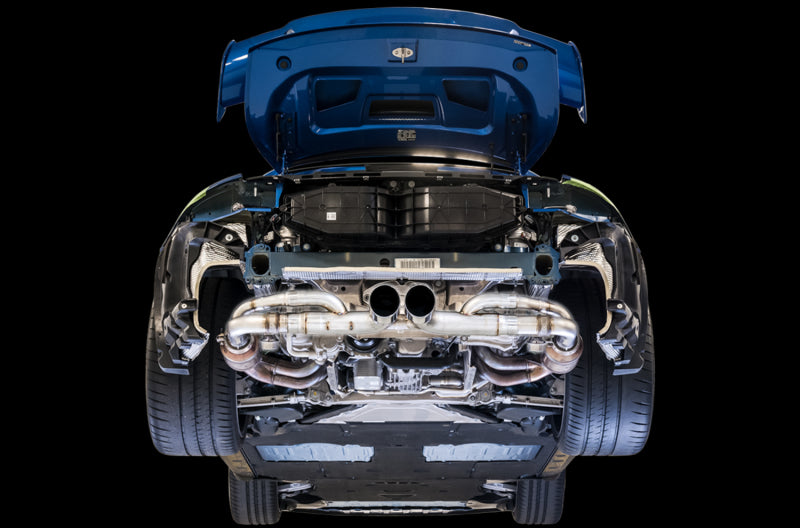 AWE Tuning Porsche 991 GT3 / RS SwitchPath Exhaust - Chrome Silver Tips Catback AWE Tuning