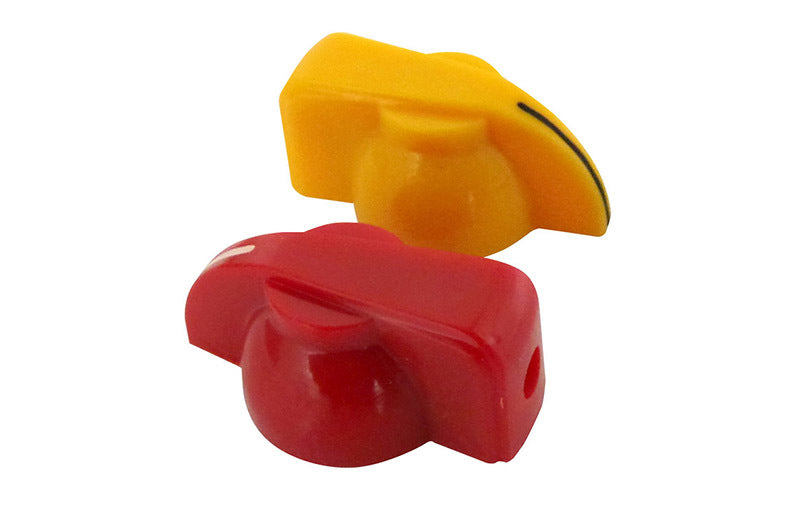 Haltech Triple Switch Panel w/Yellow & Red Knobs Switch Panels Haltech