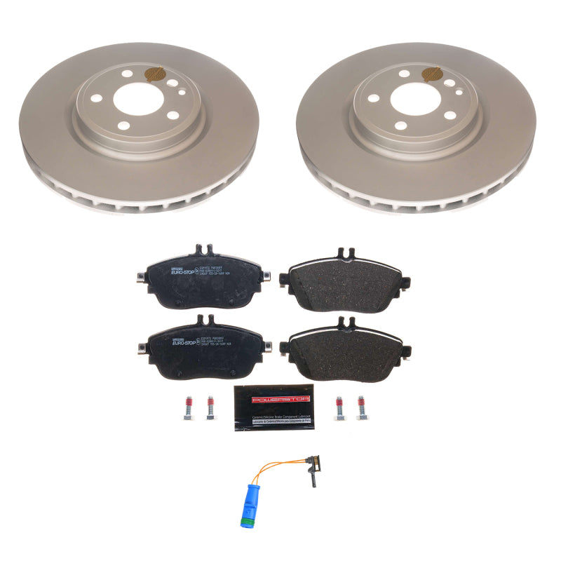 Power Stop 17-19 Infiniti QX30 Front Euro-Stop Brake Kit Brake Kits - OE PowerStop