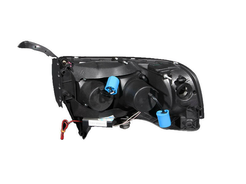 ANZO 1994-2001 Dodge Ram Projector Headlights w/ Halo Chrome Headlights ANZO