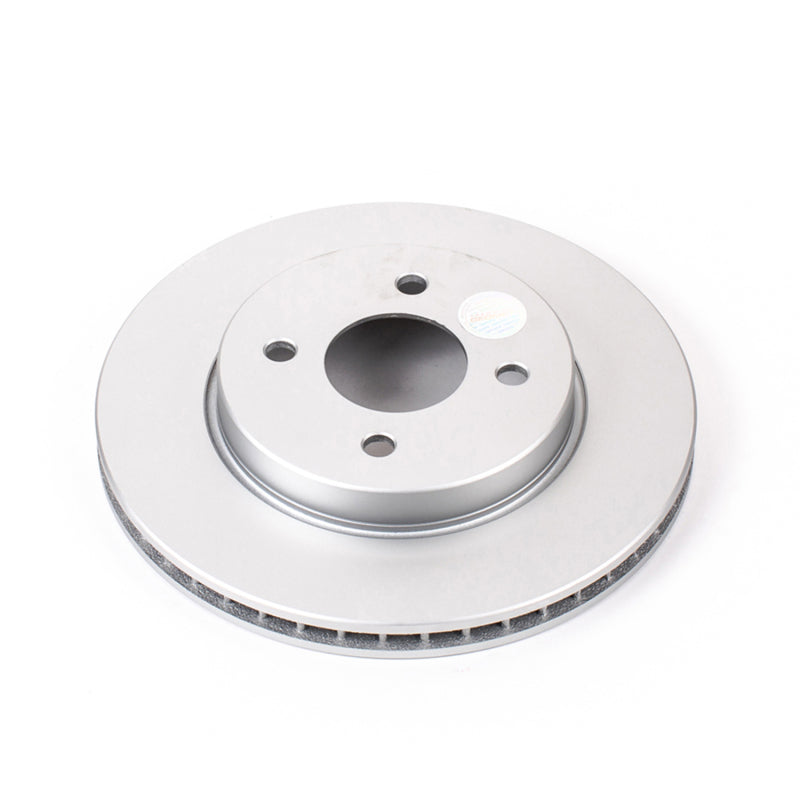 Power Stop 12-18 Nissan Versa Front Evolution Geomet Coated Rotor Brake Rotors - OE - Cryo PowerStop