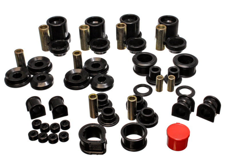 Energy Suspension 90-96 Nissan 300ZX Black Hyper-Flex Master Bushing Set (Sway bar end link bushings Bushings - Full Vehicle Kits Energy Suspension