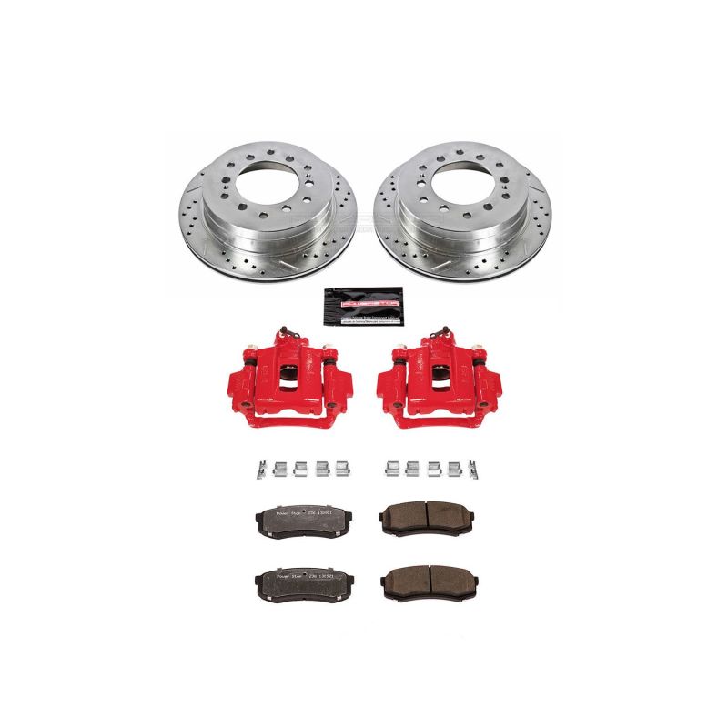 Power Stop 03-09 Toyota 4Runner Rear Z36 Truck & Tow Brake Kit w/Calipers Brake Kits - Performance D&S PowerStop