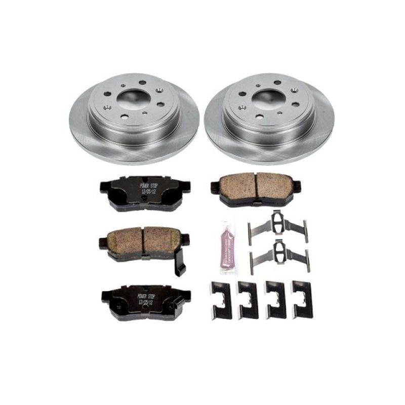 Power Stop 90-01 Acura Integra Rear Autospecialty Brake Kit Brake Kits - OE PowerStop