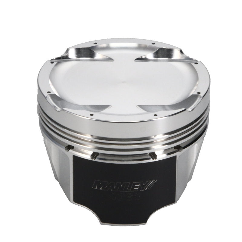 Manley Mitsubishi Evo VIII/IX 4G63/4G63T 85.5mm Bore 8.5:1 Comp Ratio -12.1cc Dish T/T Piston Set Piston Sets - Forged - 4cyl Manley Performance