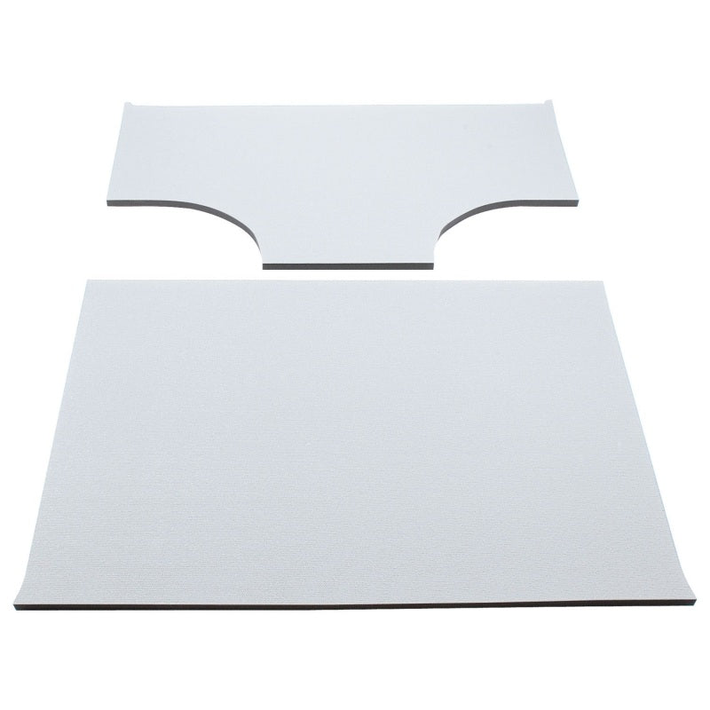 DEI 03-06 Jeep Wrangler TJ 2-Door w/Speaker Pods Boom Mat Headliner - 2 Piece - White Hard Top Accessories DEI