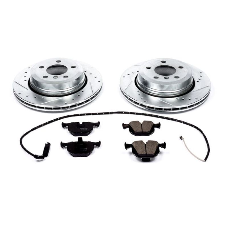 Power Stop 04-10 BMW X3 Rear Z23 Evolution Sport Brake Kit Brake Kits - Performance D&S PowerStop