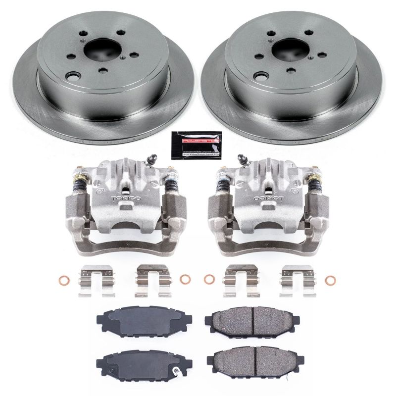 Power Stop 10-14 Subaru Legacy Rear Autospecialty Brake Kit w/Calipers Brake Kits - OE PowerStop