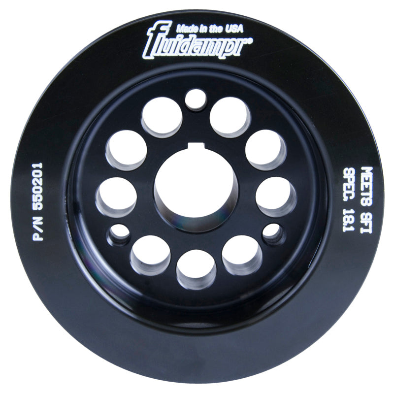 Fluidampr Ford 8BA Flat Head Wide Belt Harmonic Balancer - Ford Flathead V8 w/ Wide Belt Pulley Crankshaft Dampers Fluidampr