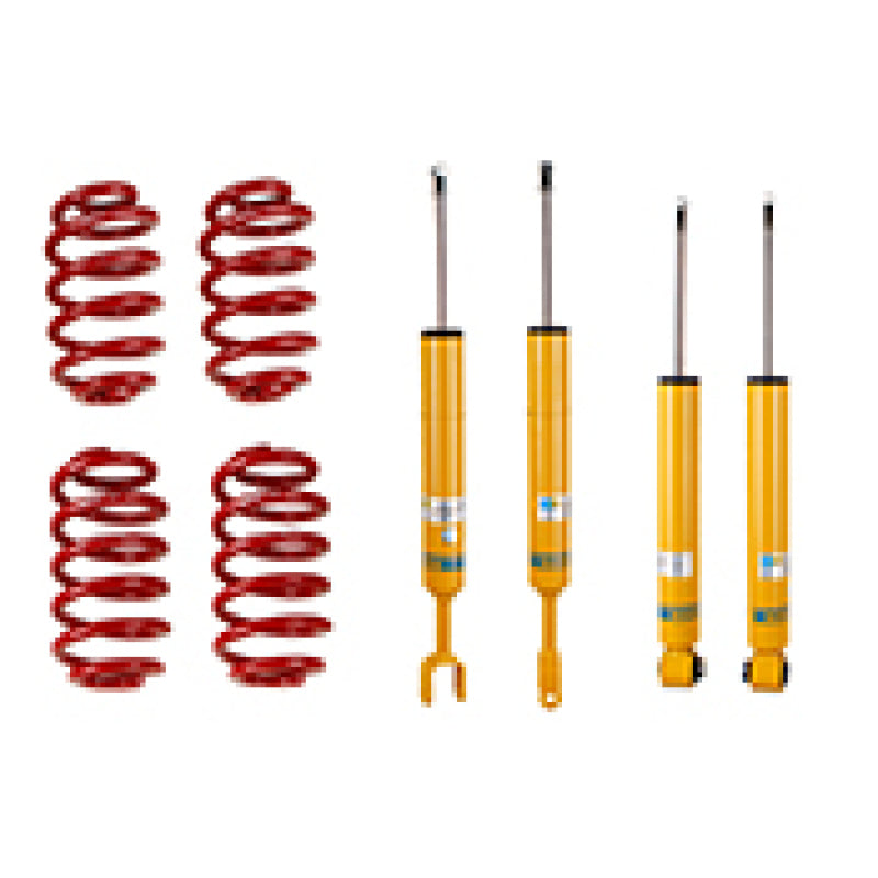 Bilstein B12 2002 Audi A4 Base Front and Rear Suspension Kit Shock & Spring Kits Bilstein