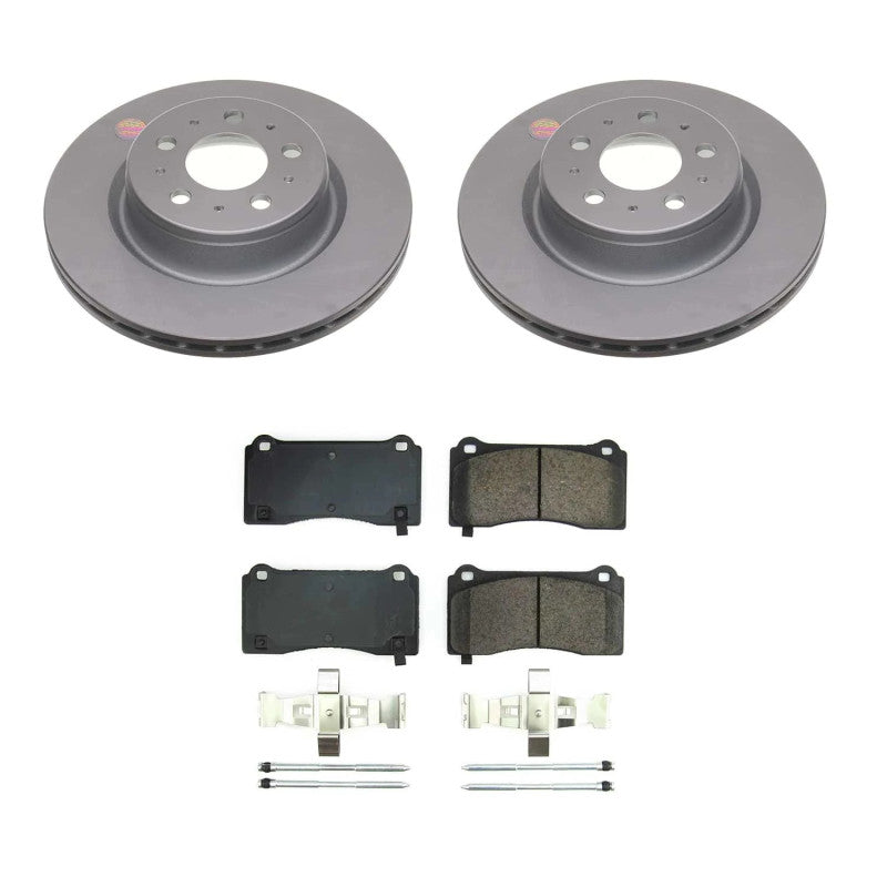 Power Stop 17-21 Tesla 3 Front Z17 Coated Brake Kit Brake Kits - Performance Blank PowerStop