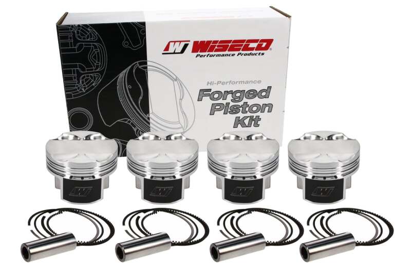 Wiseco Mitsubishi 4G63 86.50 mm Bore 28.70 mm CH -4.00 CC Piston Set Piston Sets - Forged - 4cyl Wiseco