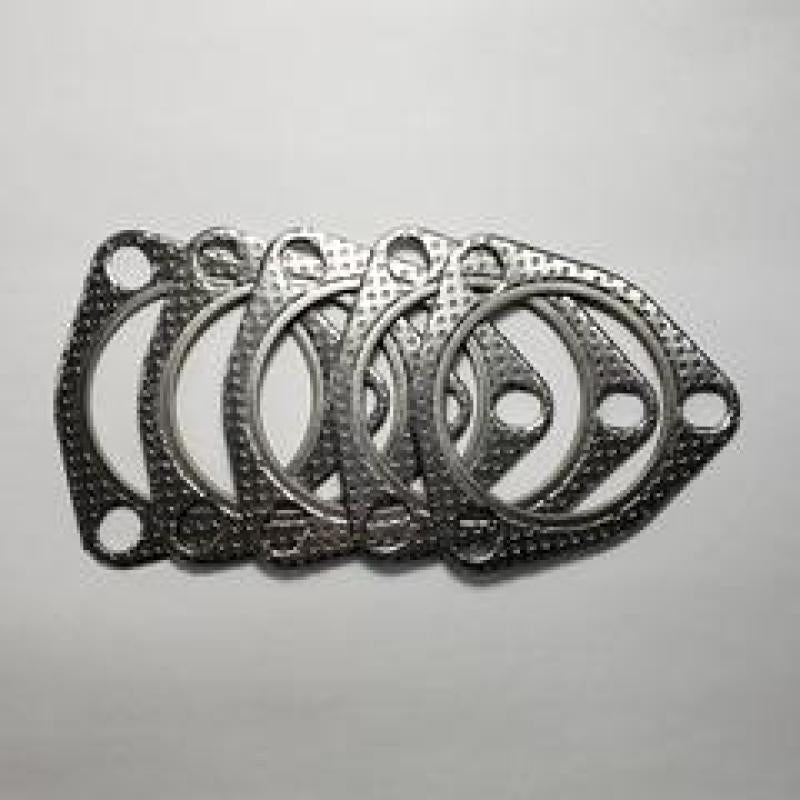 Ticon Industries 2.5in 3-Bolt MLS Gasket - 5pk Exhaust Gaskets Ticon