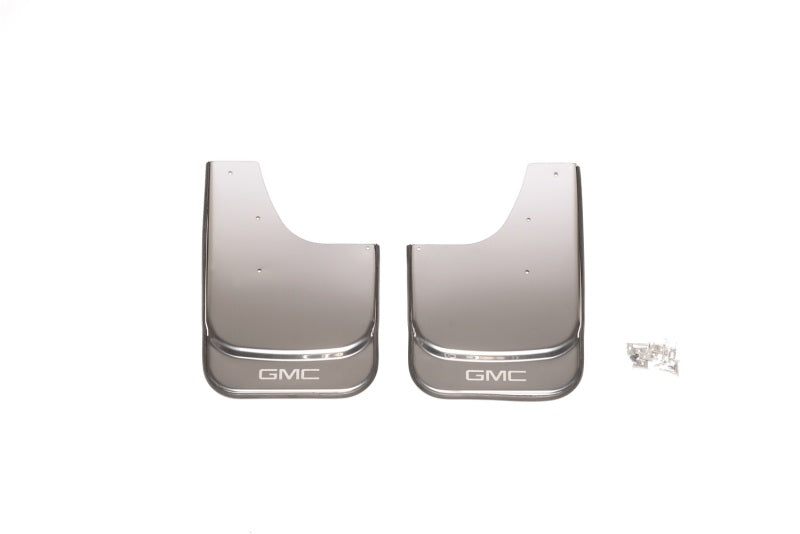 Putco Universal MudFlaps w/ GMC Logo Etching - Set of 2 - (14.60in x 11.5in) Mud Flaps Putco