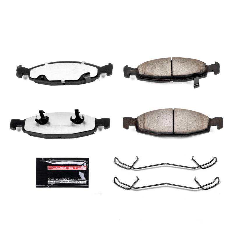 Power Stop 99-03 Jeep Grand Cherokee Front Z36 Truck & Tow Brake Pads w/Hardware Brake Pads - Performance PowerStop