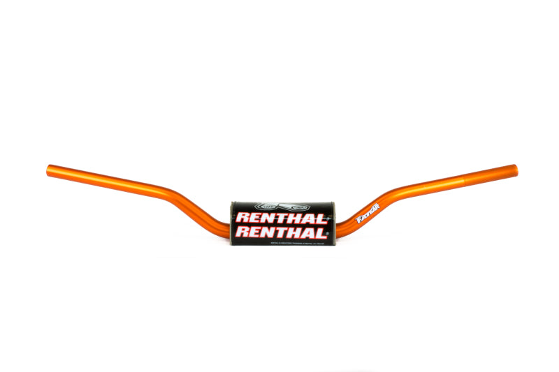 Renthal 04-20 Honda/Kawasaki RC Fatbar - Orange Handlebars Renthal