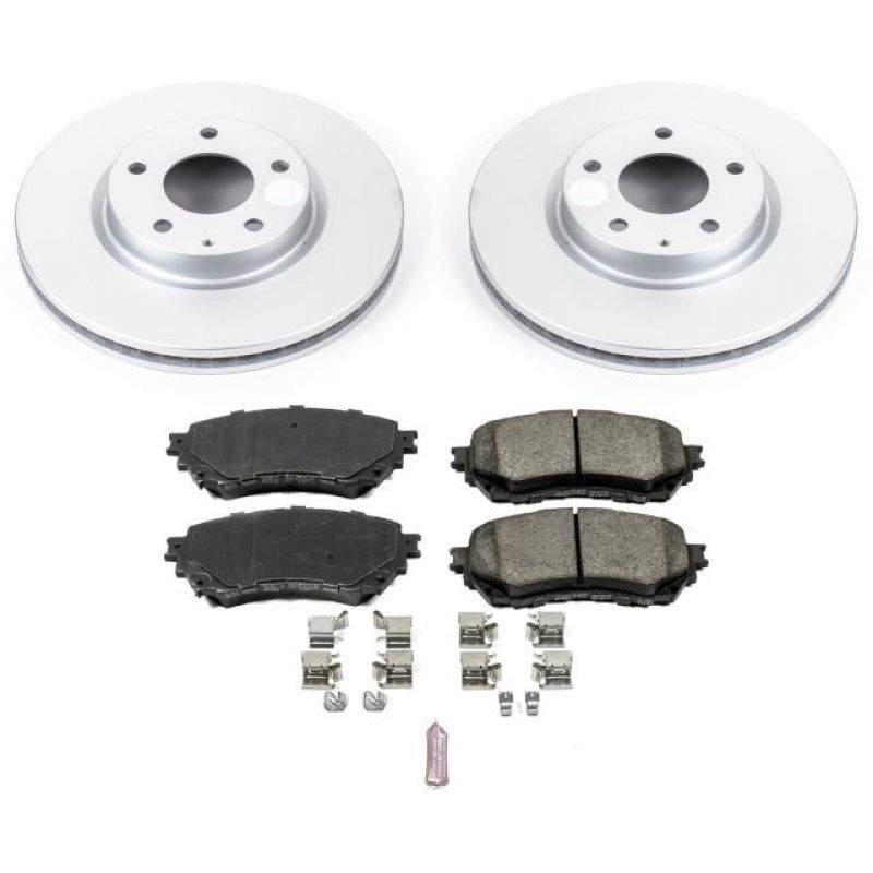 Power Stop 14-18 Mazda 6 Front Z17 Evolution Geomet Coated Brake Kit Brake Kits - Performance Blank PowerStop