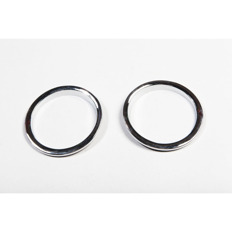 Rugged Ridge Turn Signal Bezel Trim Chrome 07-18 Jeep Wrangler JK Light Mounts Rugged Ridge