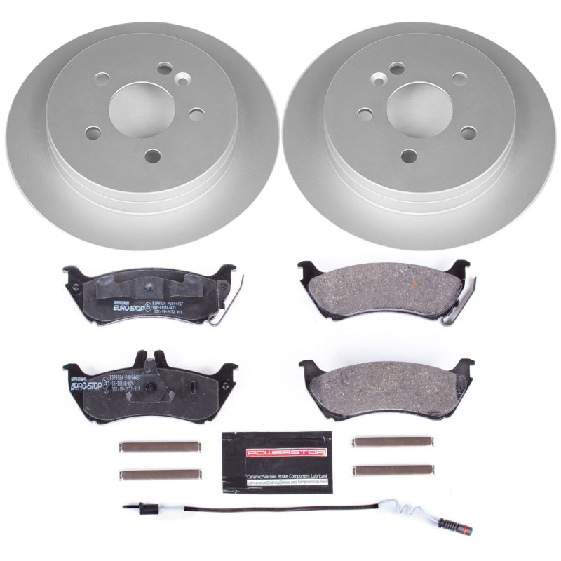 Power Stop 98-03 Mercedes-Benz ML320 Rear Euro-Stop Brake Kit Brake Kits - OE PowerStop