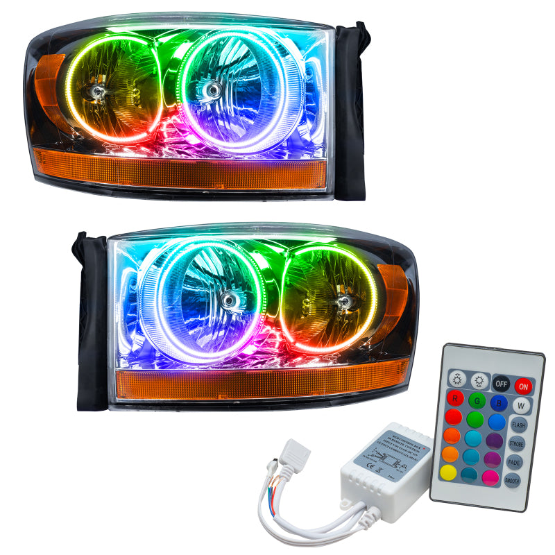 Oracle 06 Dodge Ram SMD HL - ColorSHIFT w/ Simple Controller Headlights ORACLE Lighting