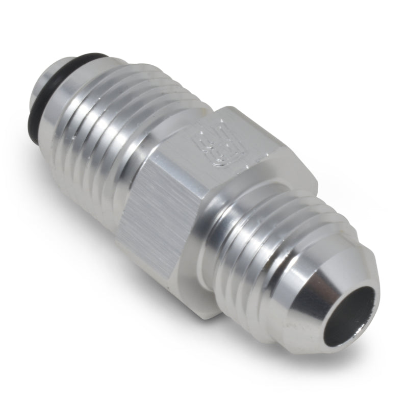 Russell Performance -6 AN (male to 11/16in-18 O-ring seal) Power Steering Adapter. Clear anodized Fittings Russell