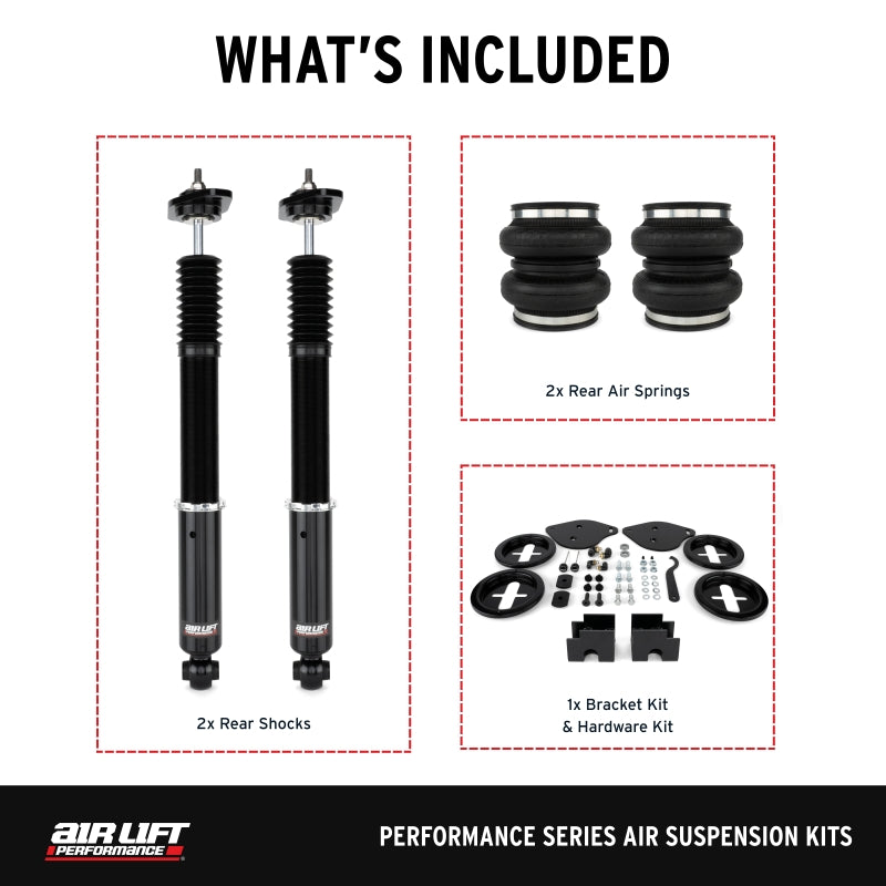 Air Lift 11-23 Dodge Charger / 15-23 Dodge Challenger Performance Rear Kit Air Suspension Kits Air Lift