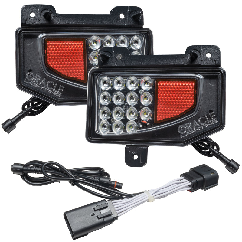Oracle Jeep Gladiator JT Rear Bumper LED Reverse Lights w/ Plug & Play Harness - 6000K Tail Lights ORACLE Lighting
