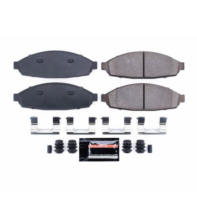 Power Stop 03-11 Ford Crown Victoria Front Z23 Evolution Sport Brake Pads w/Hardware Brake Pads - Performance PowerStop