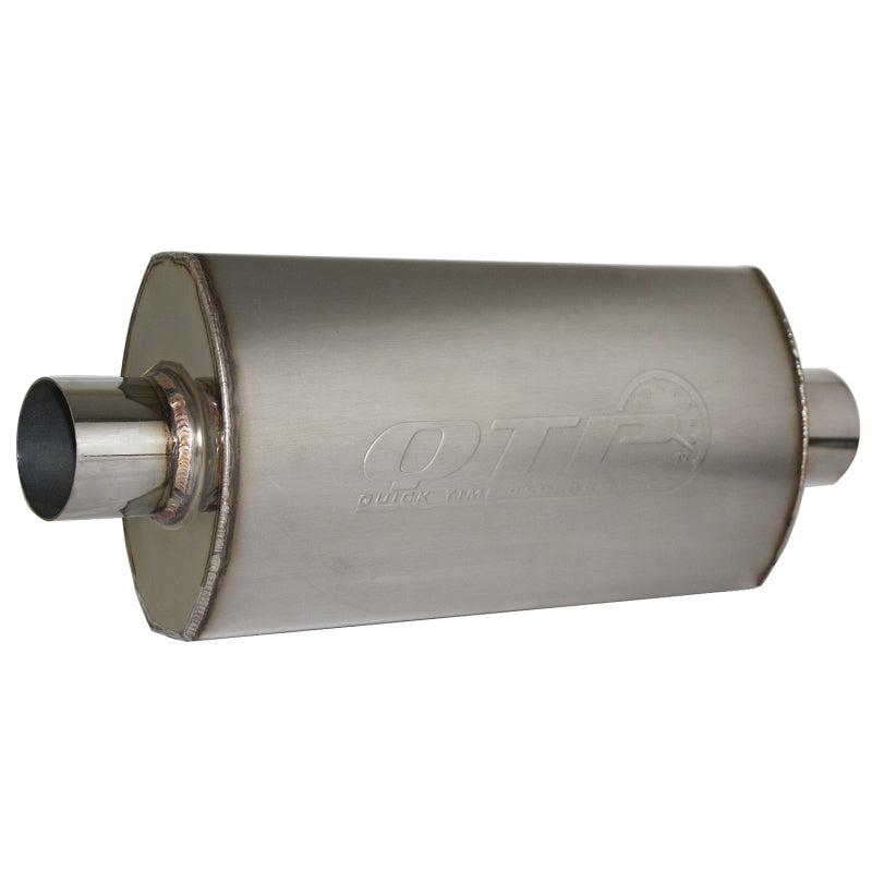 QTP 3in Weld-On 304SS AR3 Muffler Muffler QTP