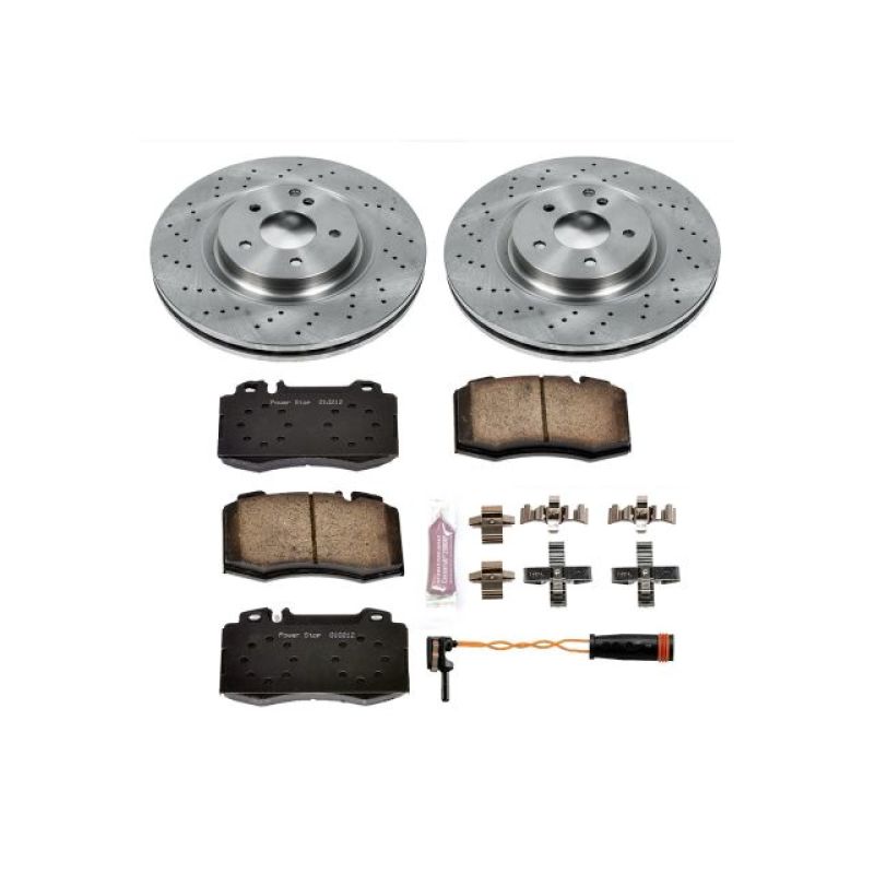 Power Stop 2004 Mercedes-Benz C230 Front Autospecialty Brake Kit Brake Kits - OE PowerStop