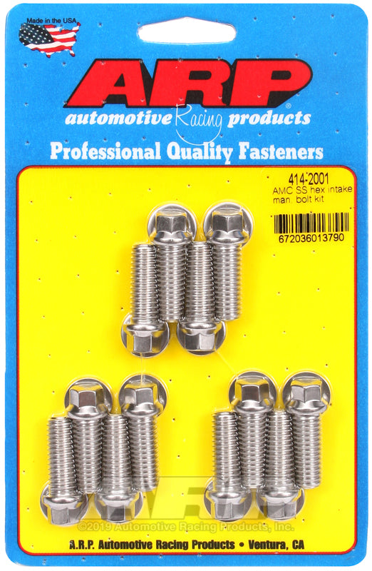 ARP AMC SS Hex Intake Manifold Bolt Kit Hardware Kits - Other ARP