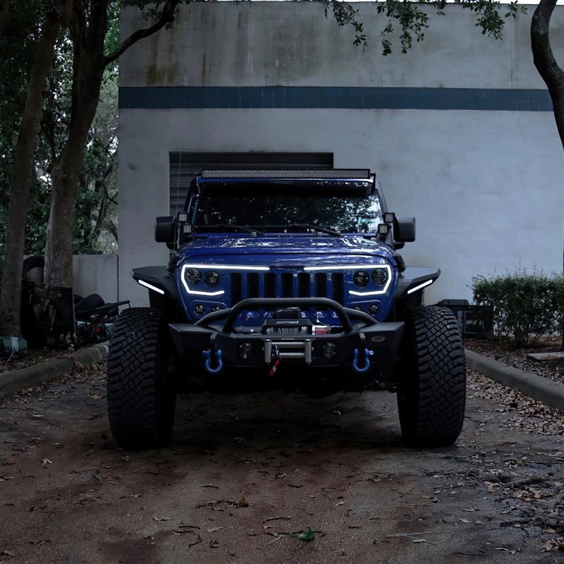 Oracle VECTOR Series Full LED Grille - Jeep Wrangler JL/JT - NA Light Accessories and Wiring ORACLE Lighting