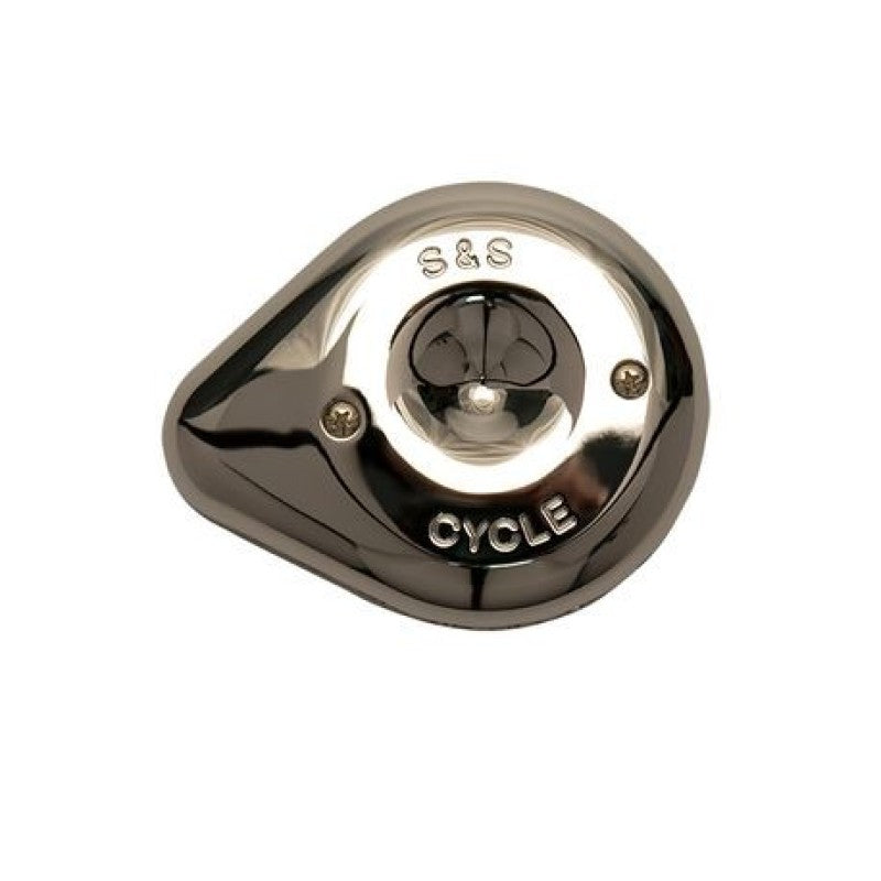 S&S Cycle Mini Teardrop Air Cleaner Cover For All Stealth Applications - Chrome Air Intake Components S&S Cycle